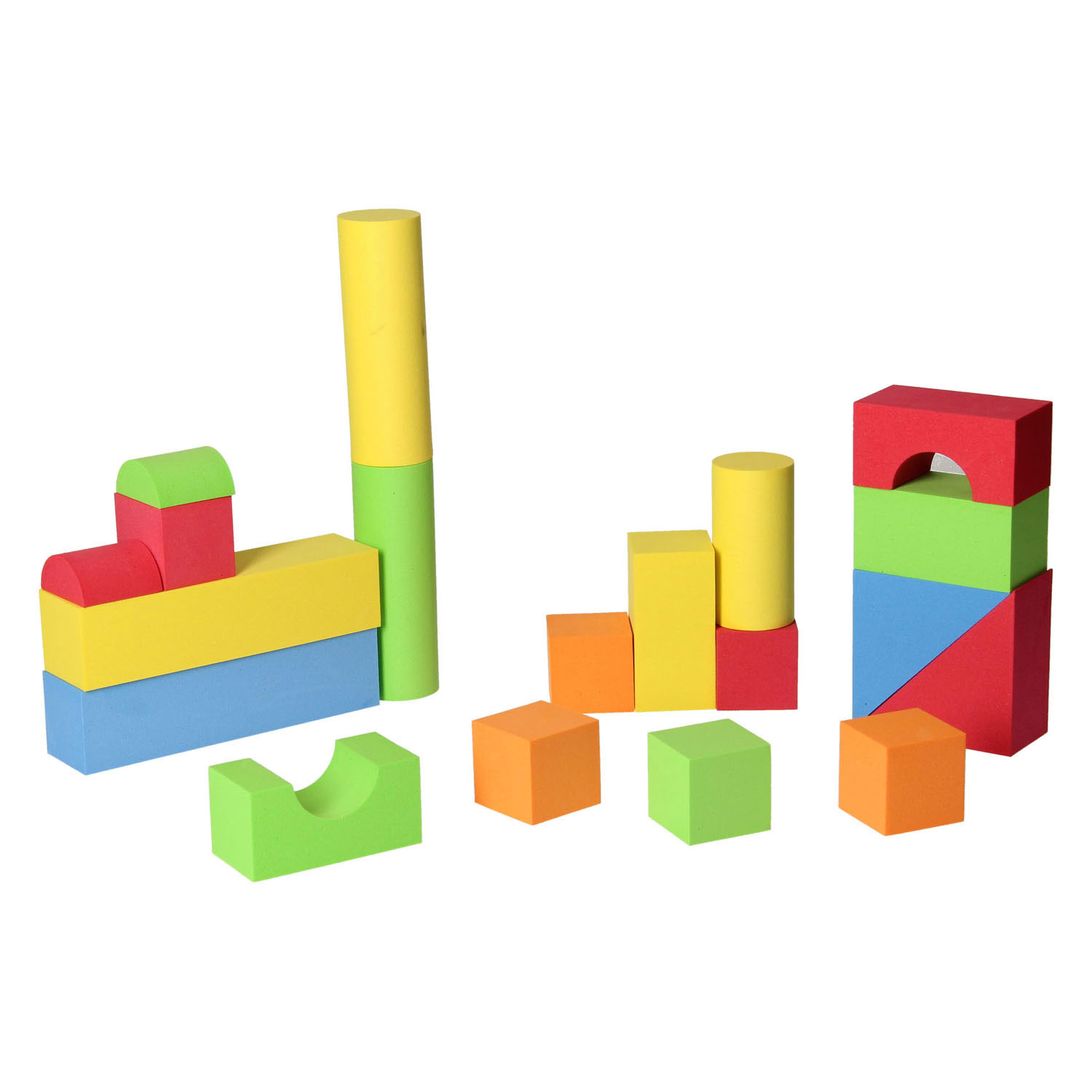 Foam Speelblokken, 63dlg.