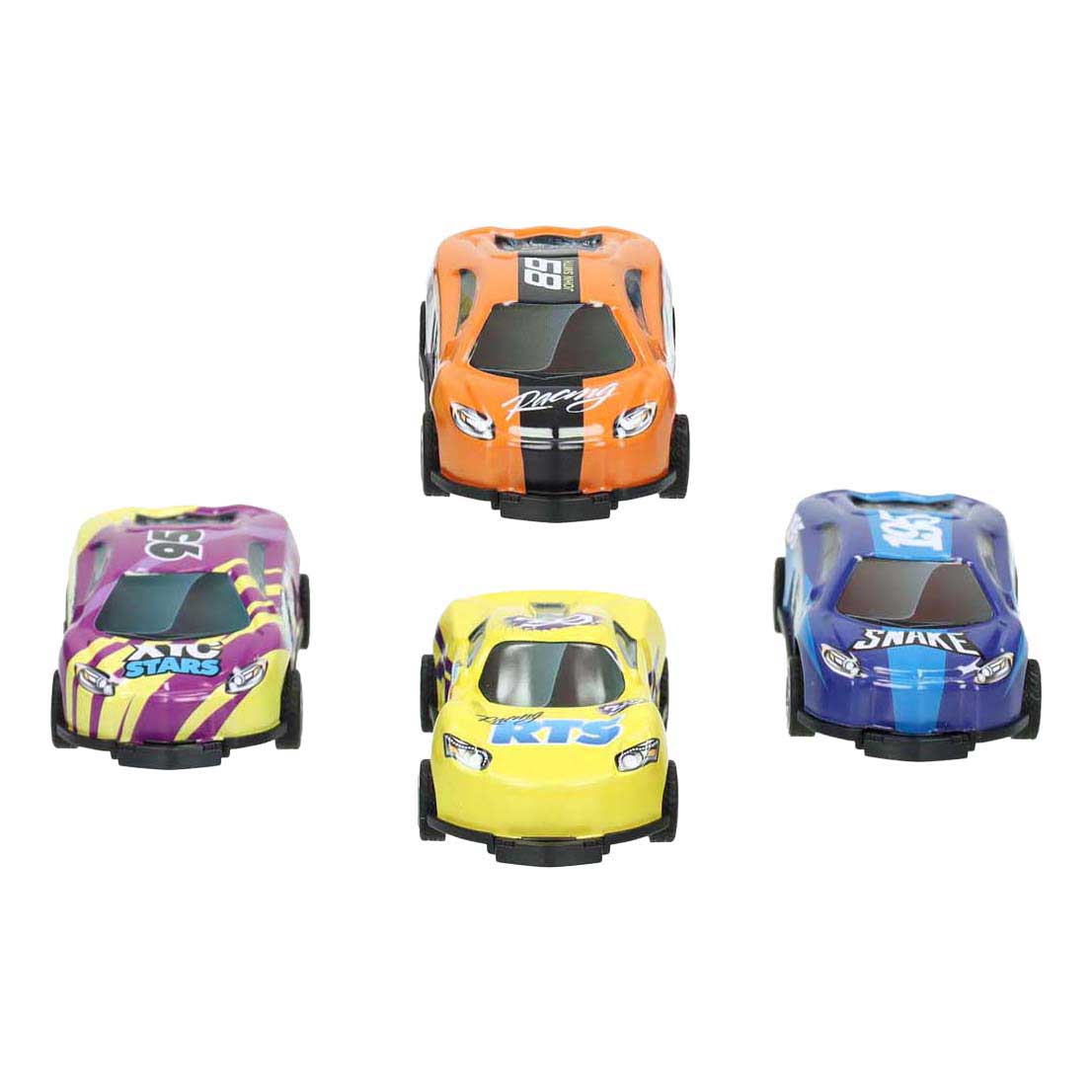 Raceauto Backflip Pull Back Set - 4st. Raceauto Backflip Pull Back Set - 4st.