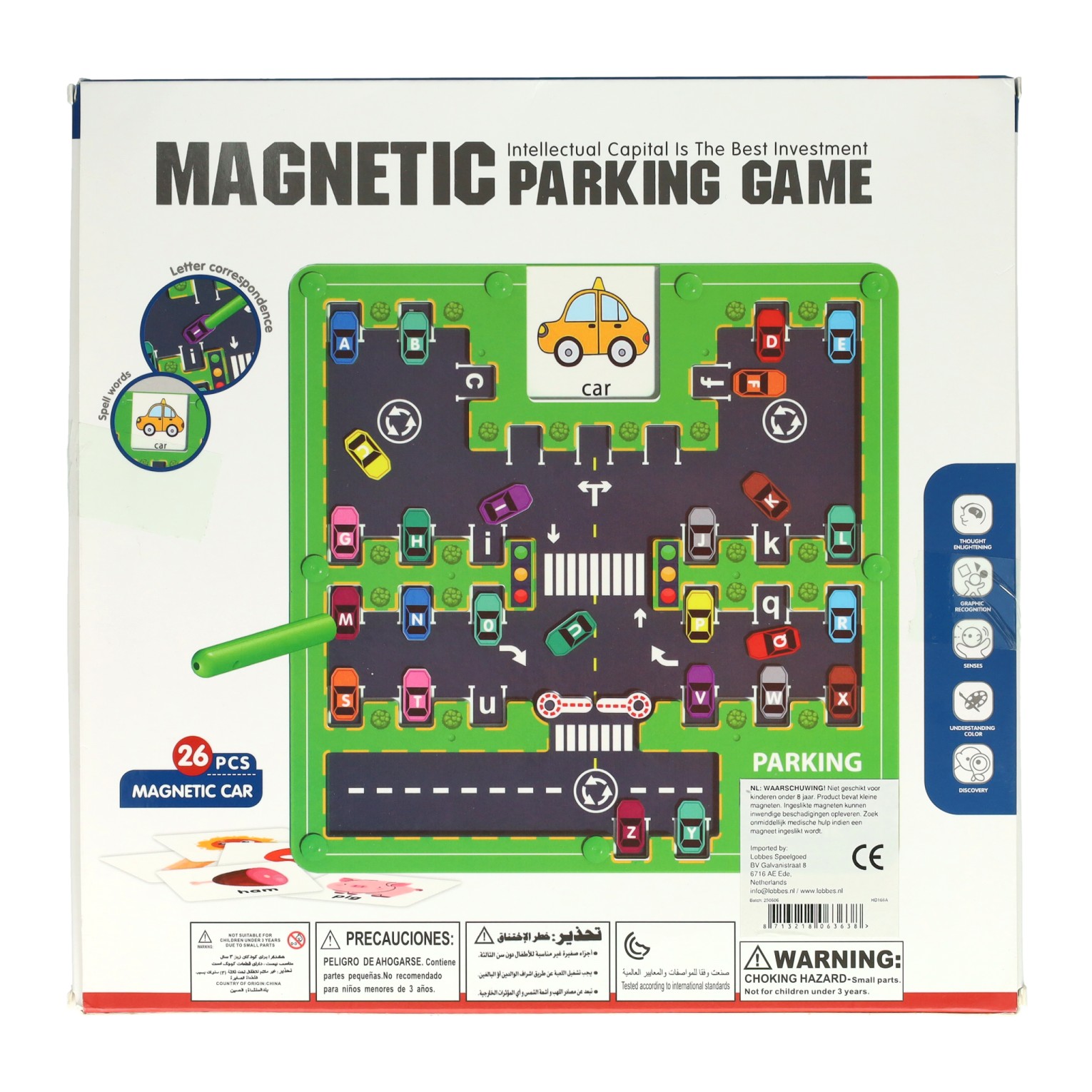 Magnetisches Parkspiel – 49-tlg.