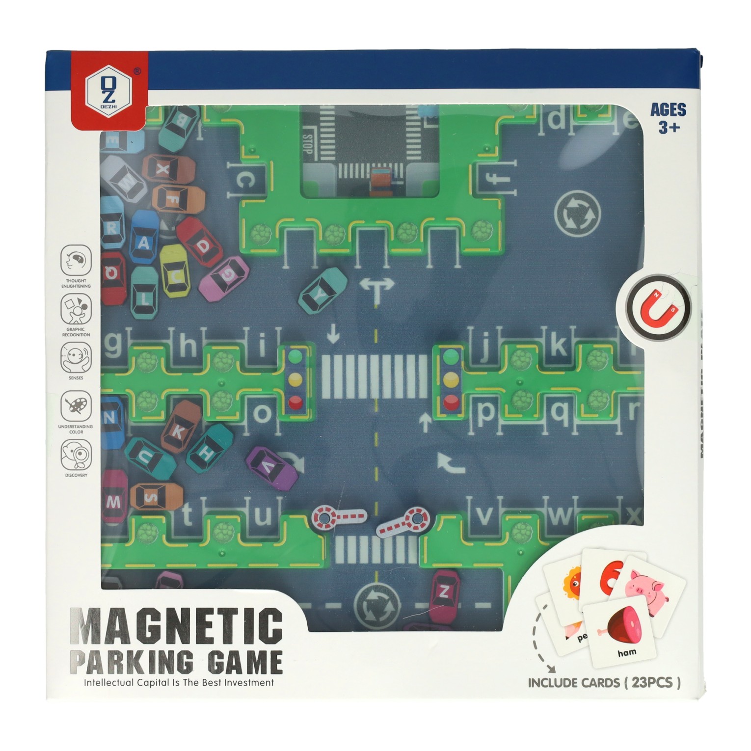 Magnetisches Parkspiel – 49-tlg.