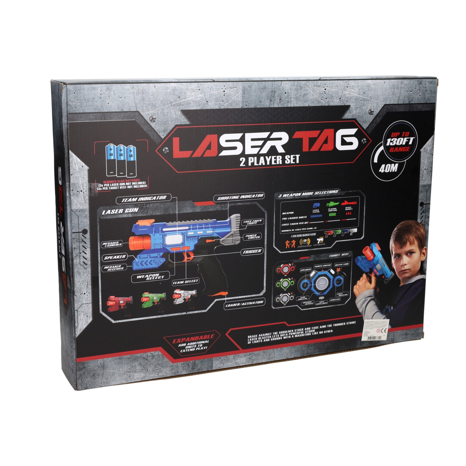 Laser Game voor 2 Spelers - 4dlg.