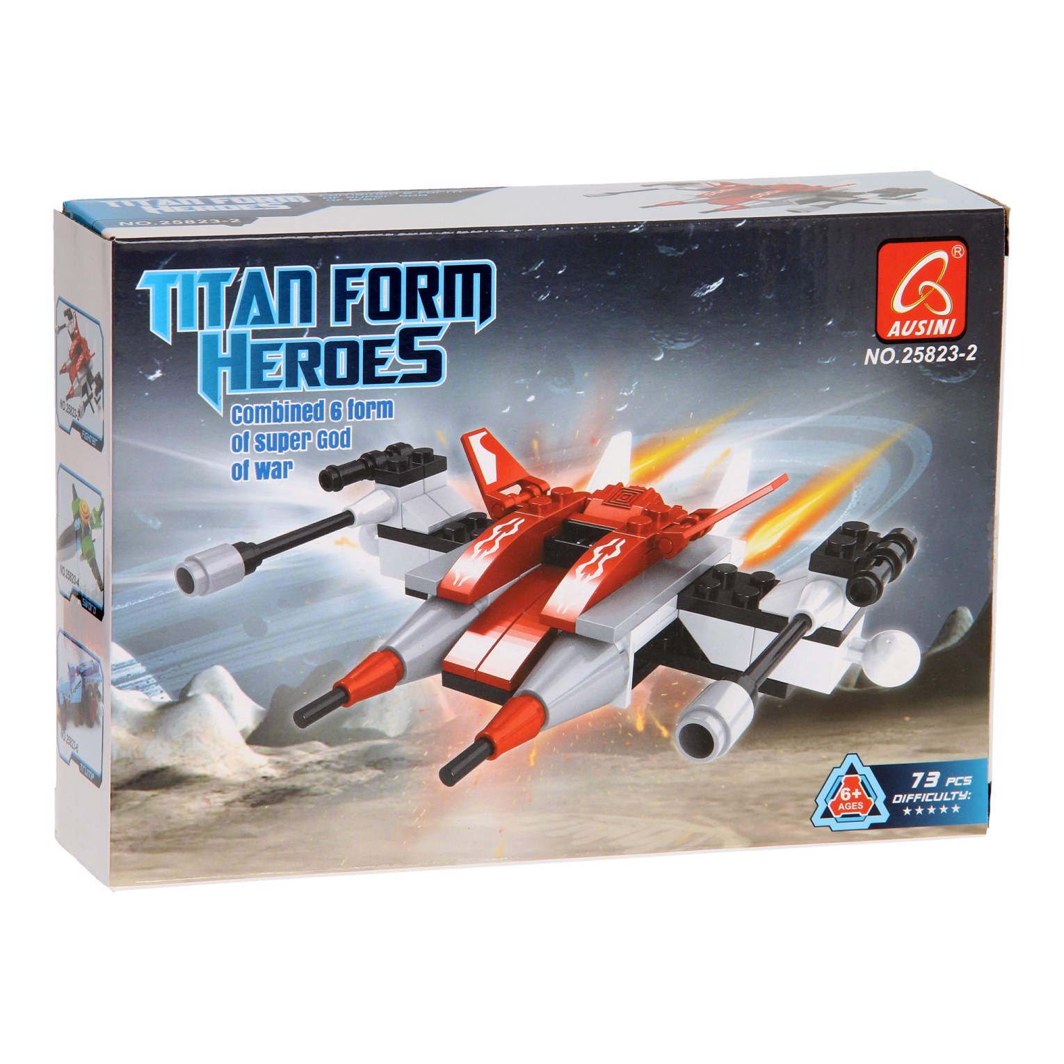 Jeu de construction Titan Heroes - Space Red, 73 pcs.