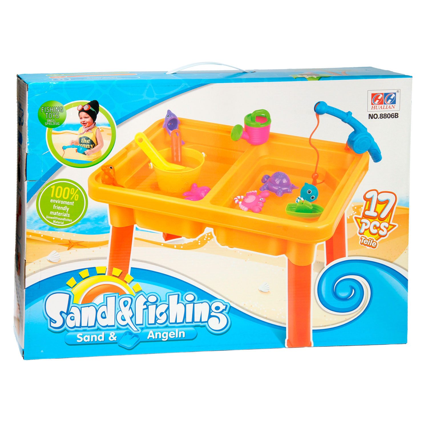 Sand-Wassertisch mit Zubehör