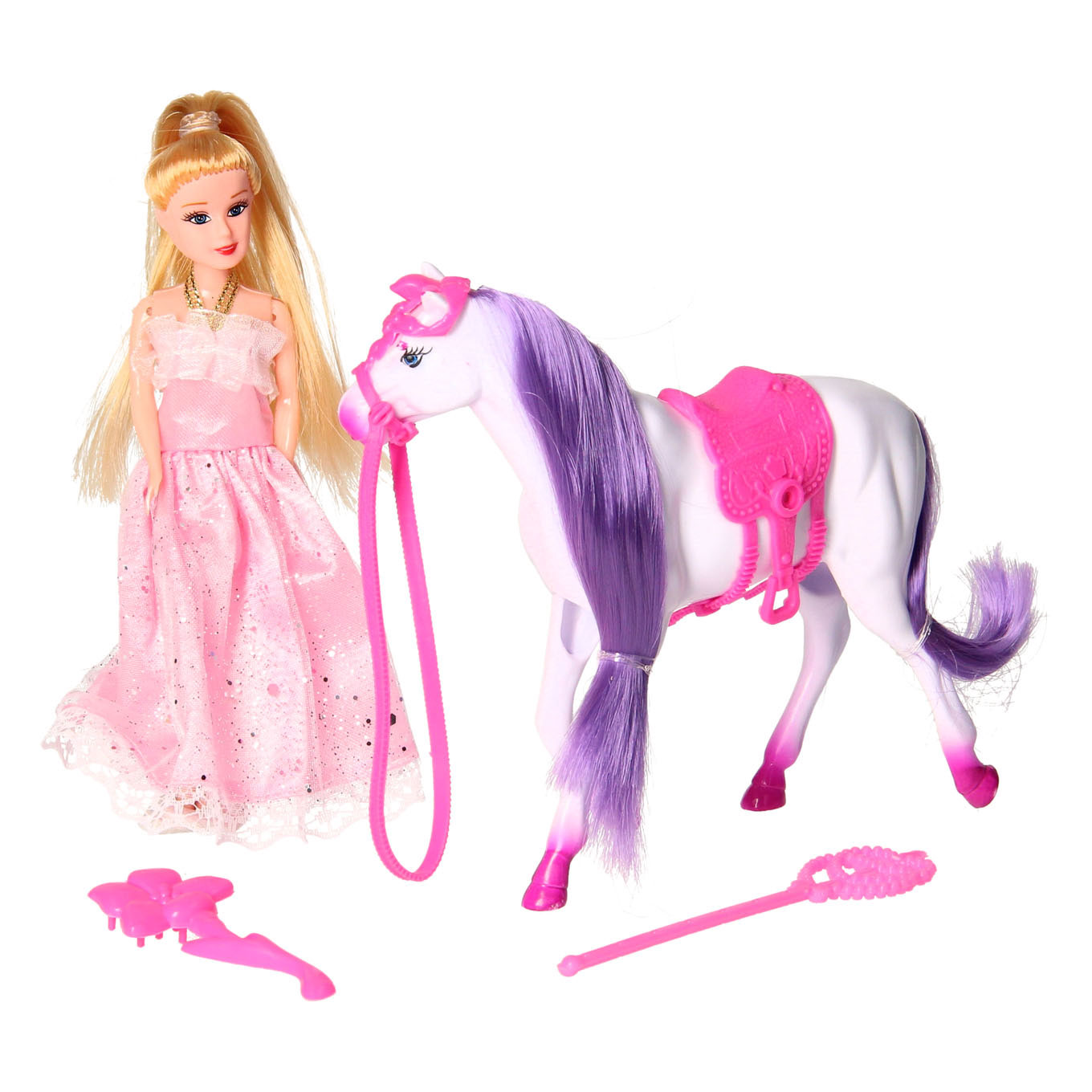 Playset Poupée mannequin avec cheval