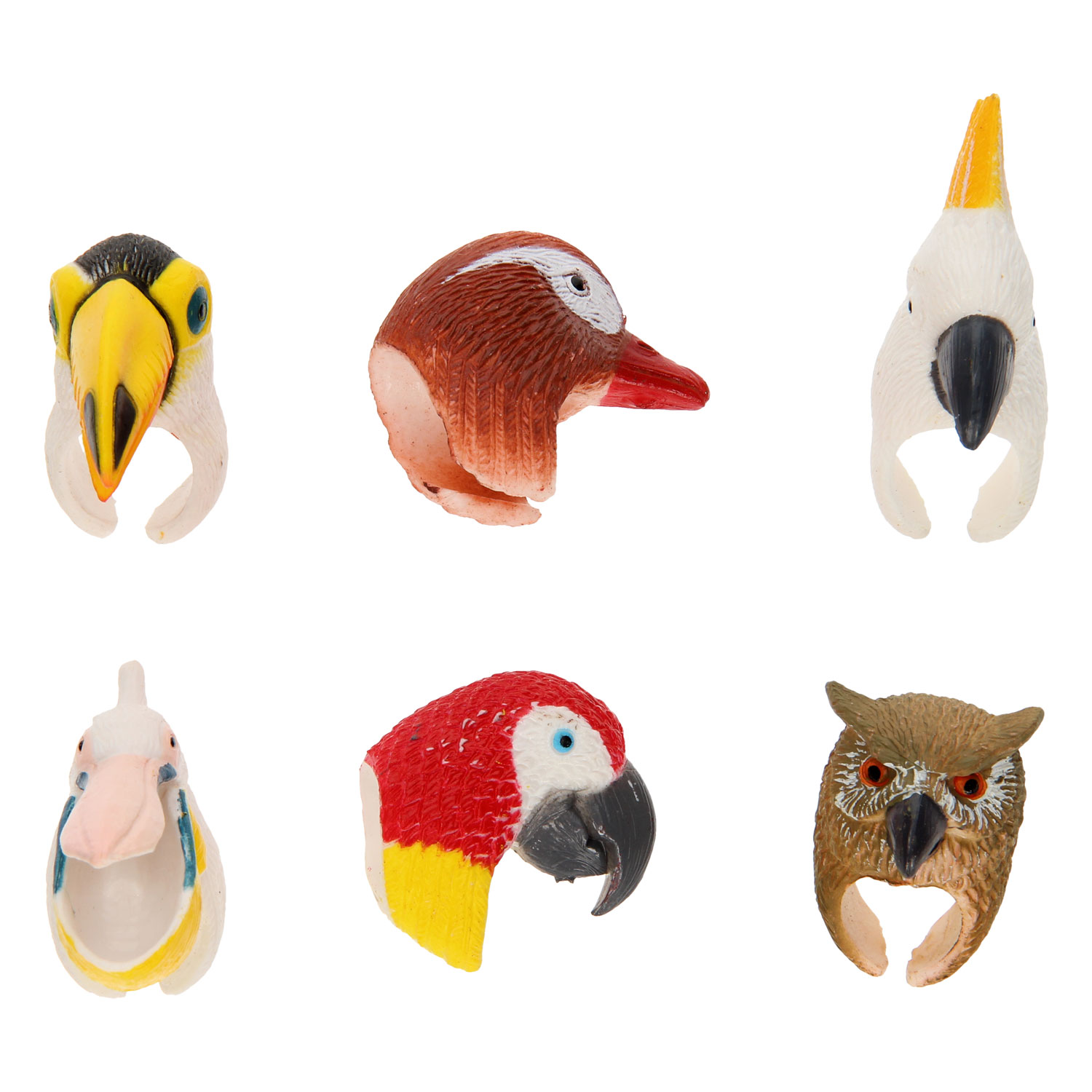 Marionnettes à doigts d'animaux modèle 3D