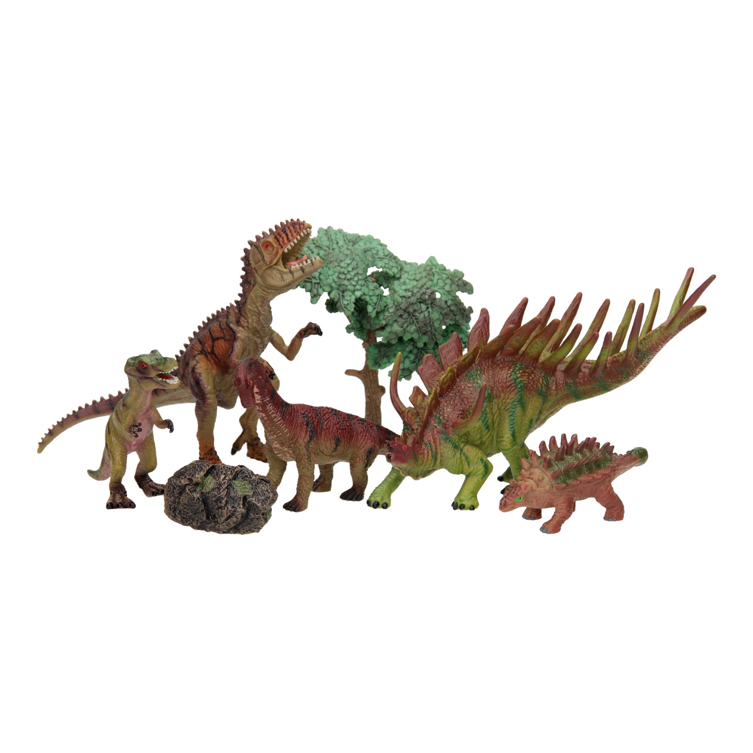 Ensemble dinosaure, 6 pcs.