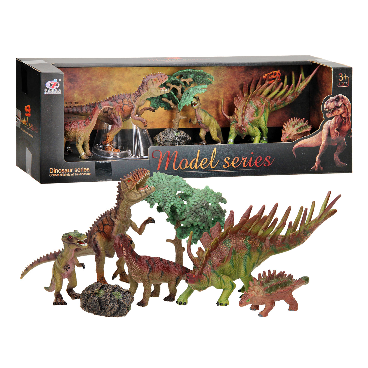 Station als resultaat Frons Dinosaurus Set, 6st. online kopen? | Lobbes Speelgoed