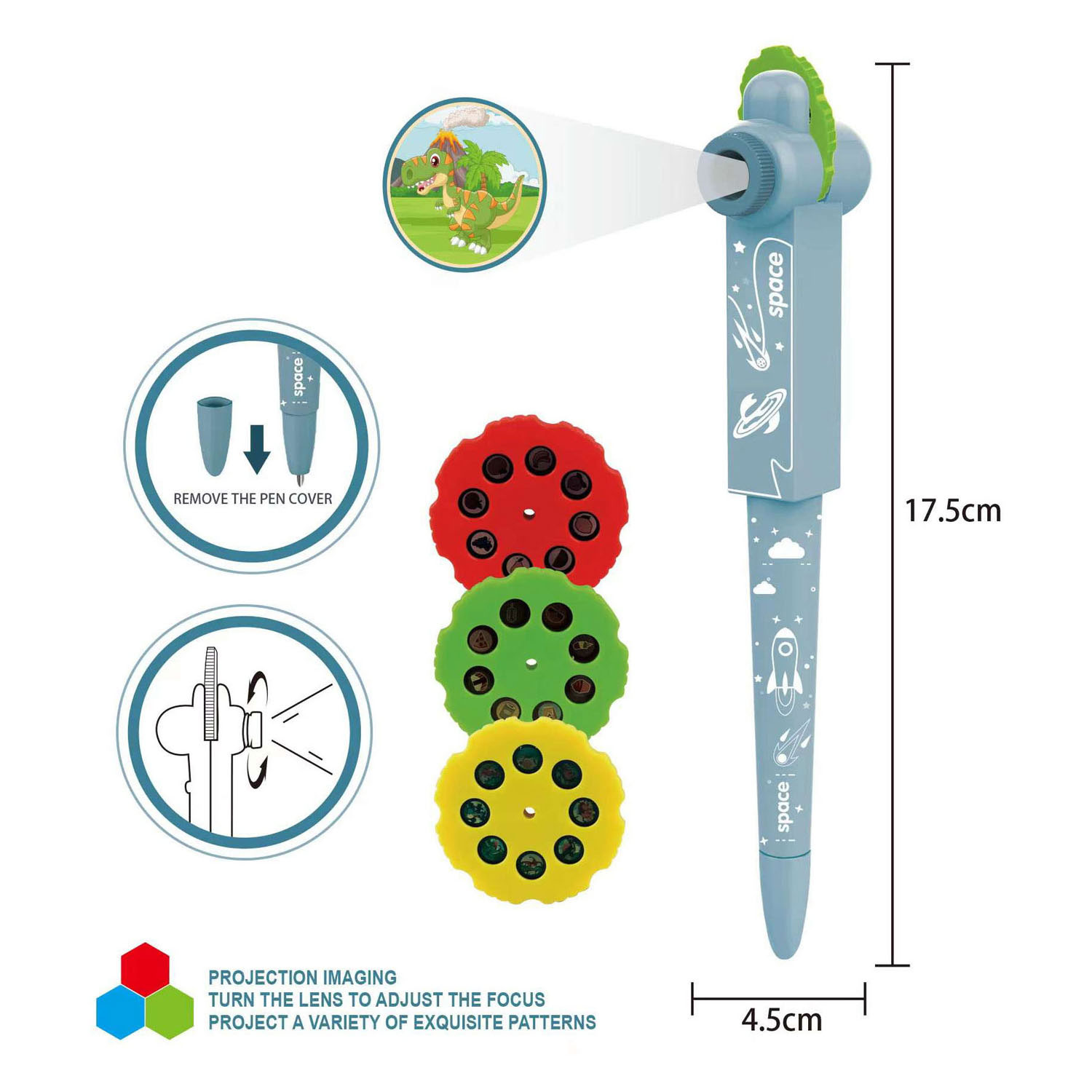 Stylo de projection amusant