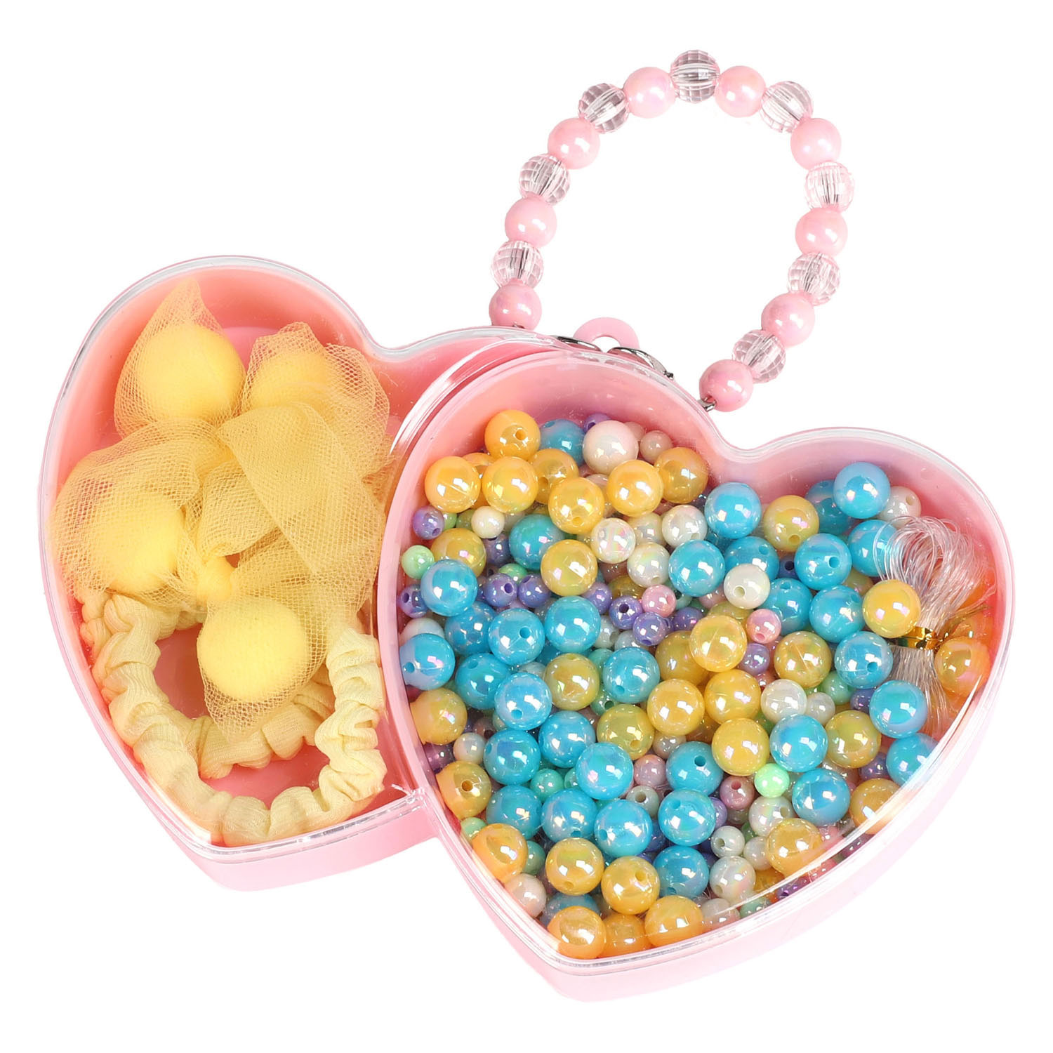 Perles et accessoires pour cheveux Coeur 2 couches