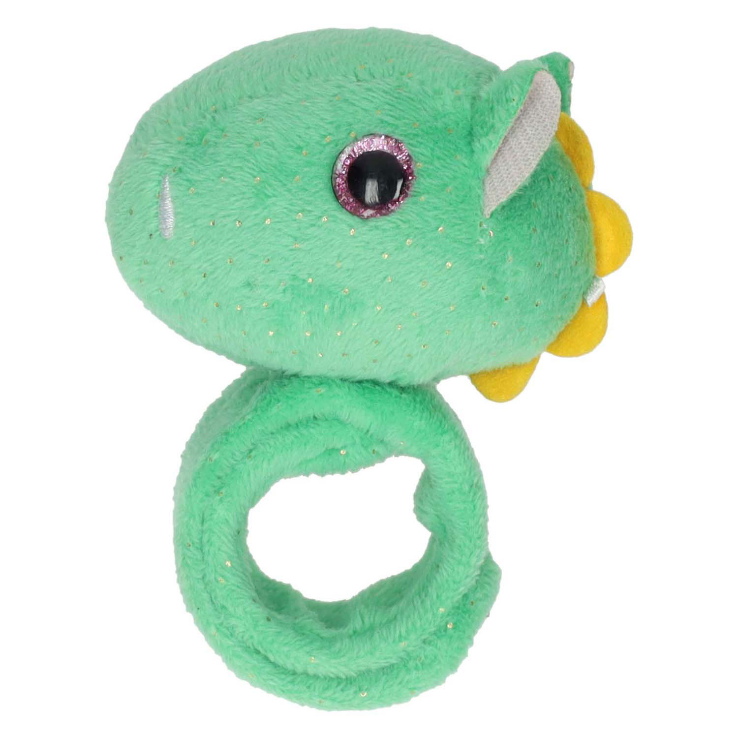 Bracelet à rabat en peluche Dino