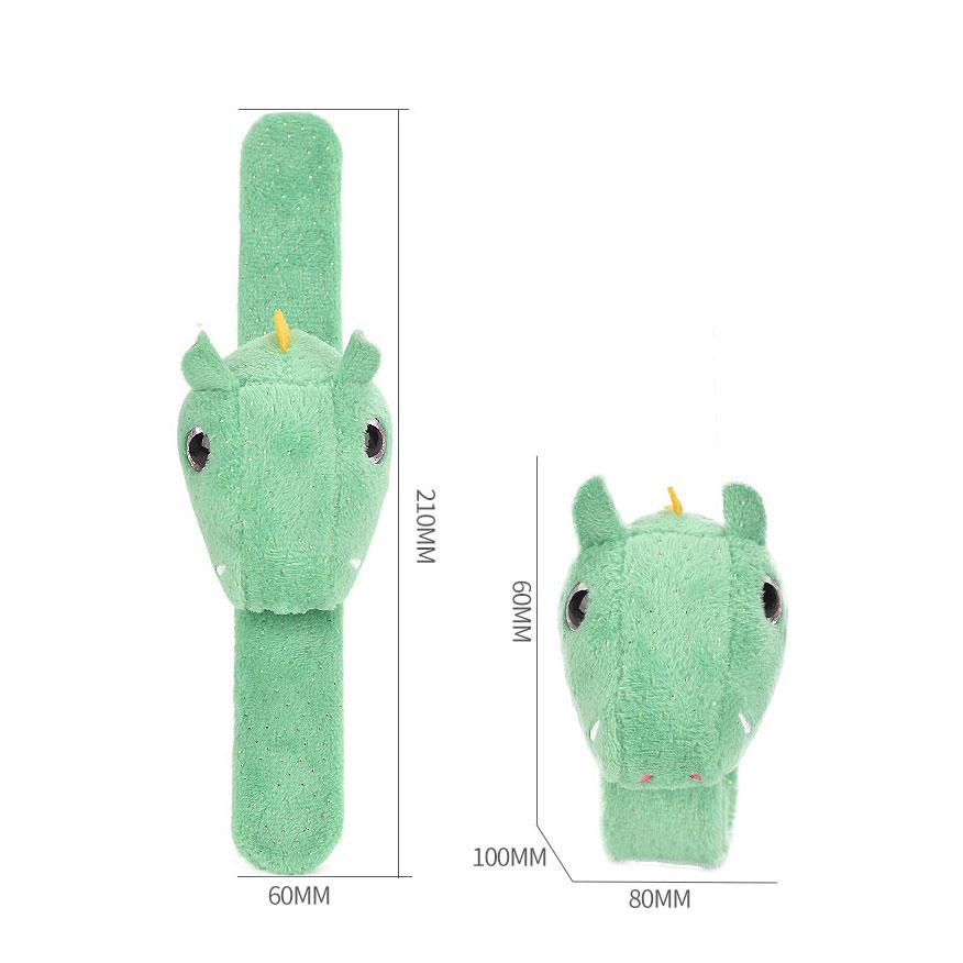 Plüsch-Flip- Schnapparmband Dino