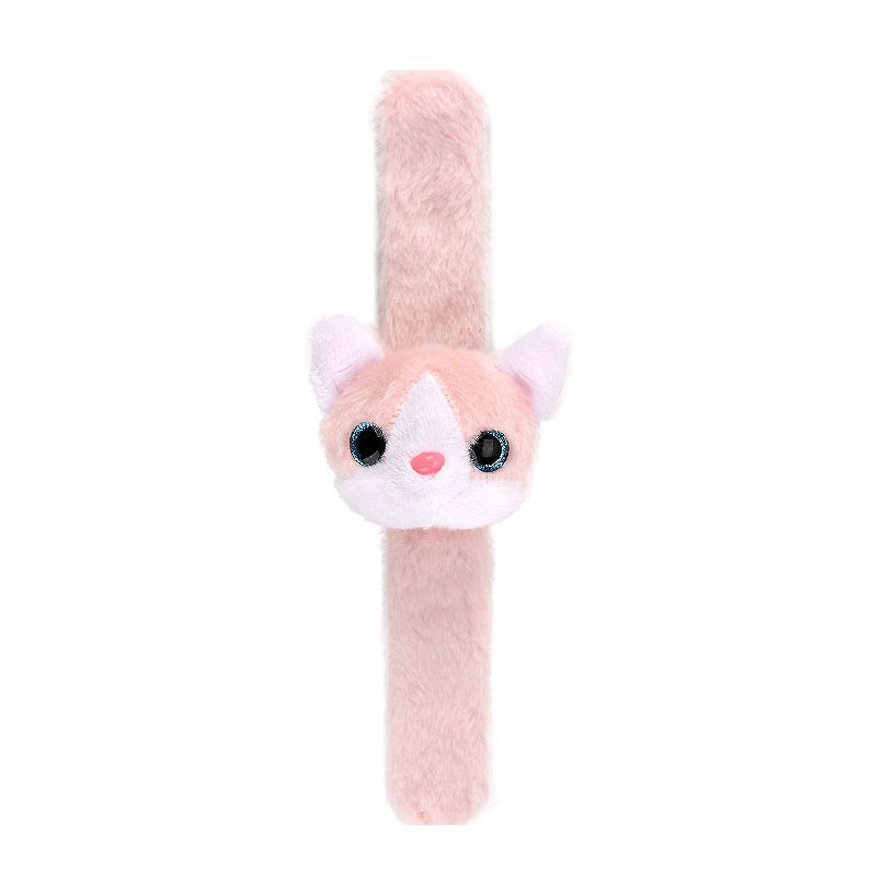 Bracelet Peluche Chaton Rose