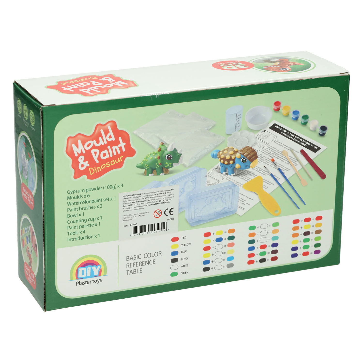 Gieten & Schilderen Dino 3D