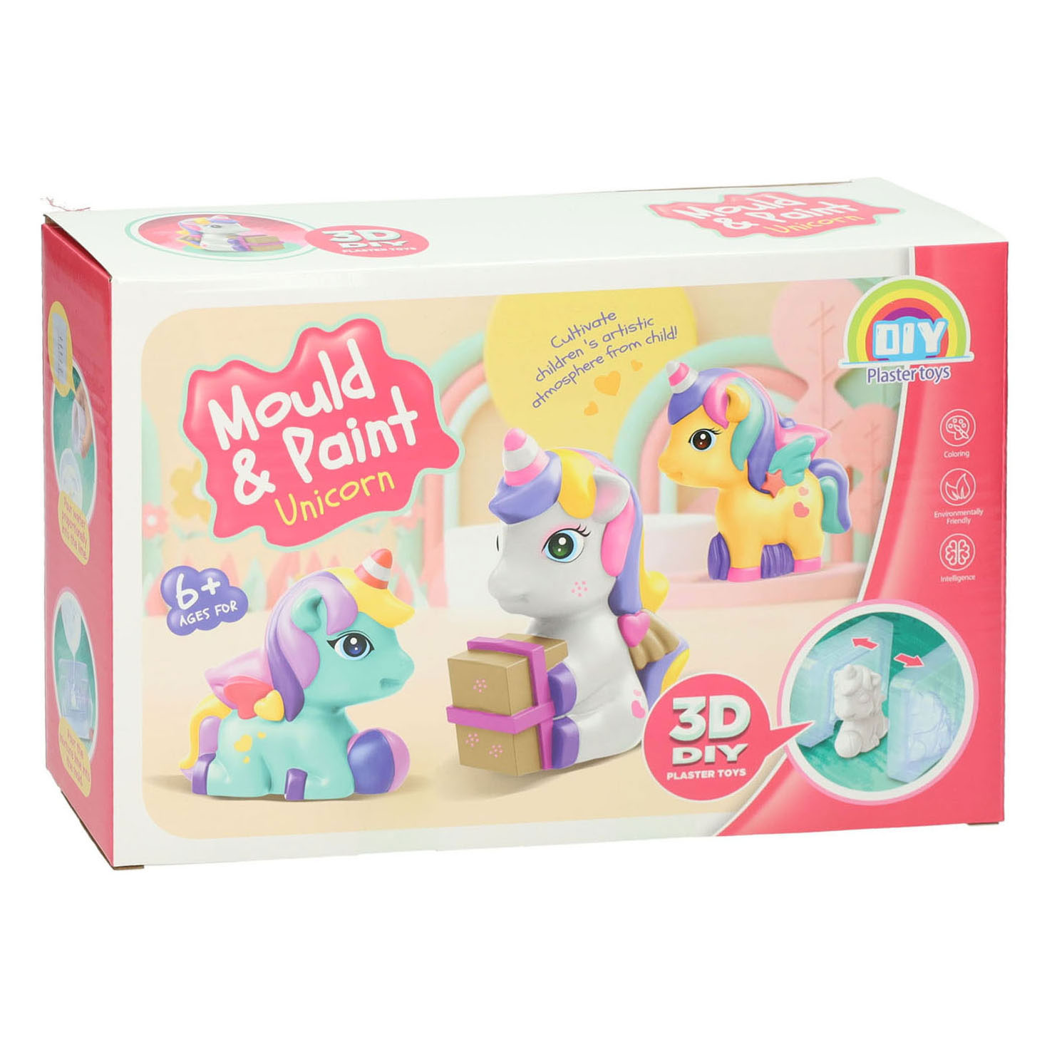 Gießen & Bemalen Einhorn 3D