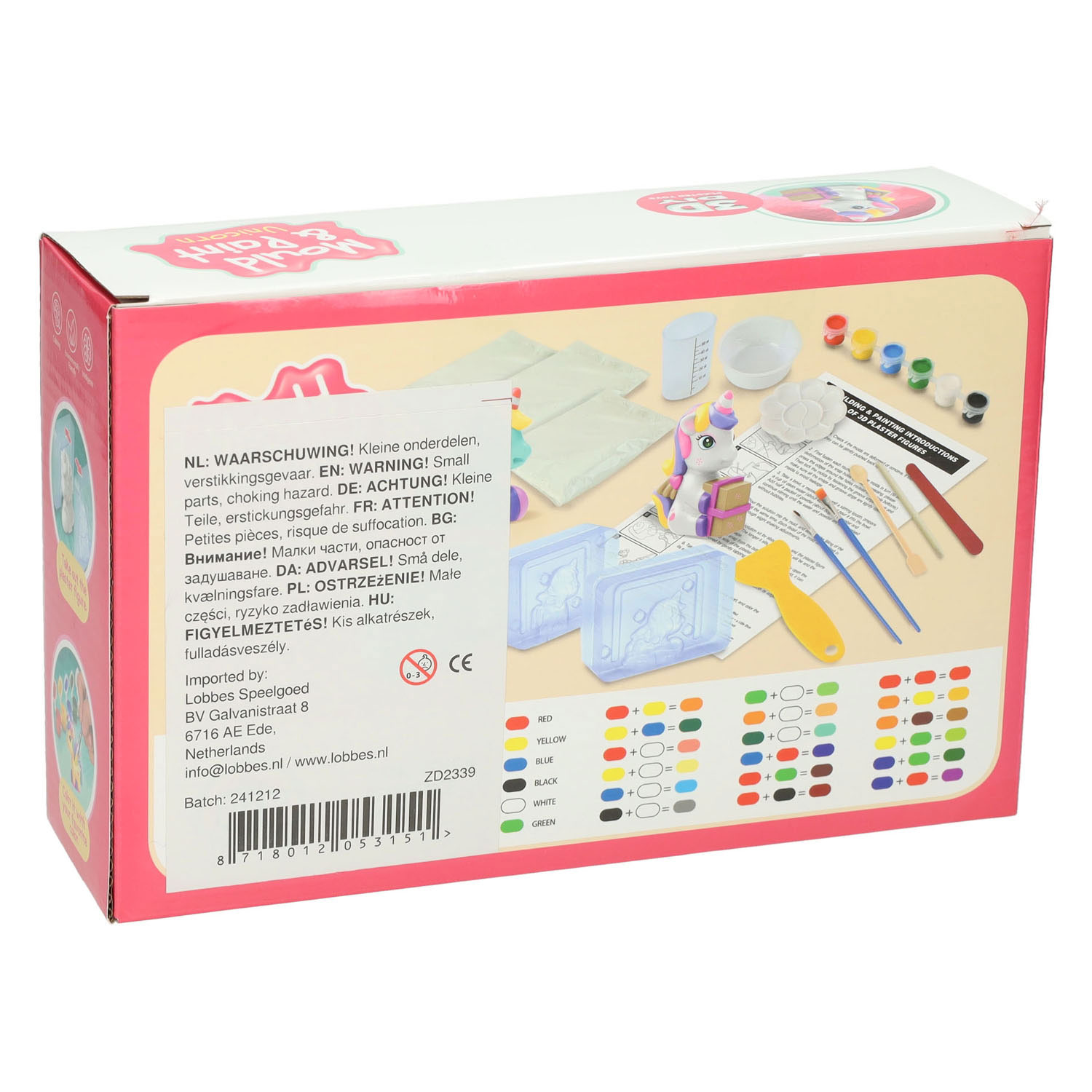 Gießen & Bemalen Einhorn 3D