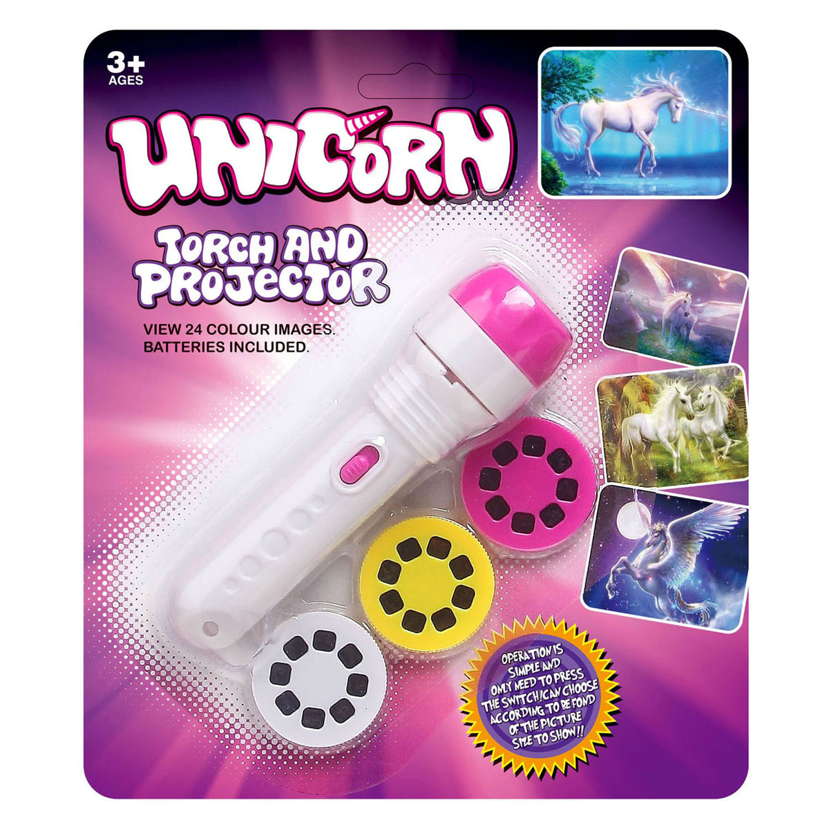 Projectie Zaklamp Unicorn