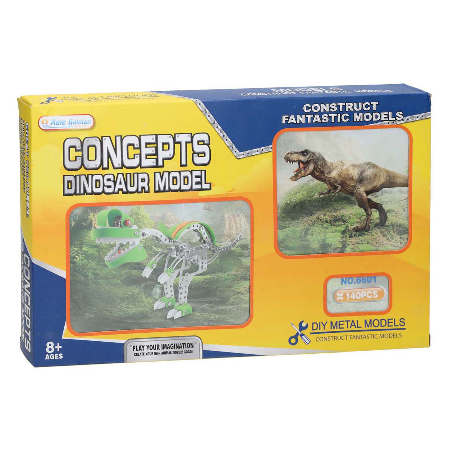 Metalen Bouwset Dino T-Rex