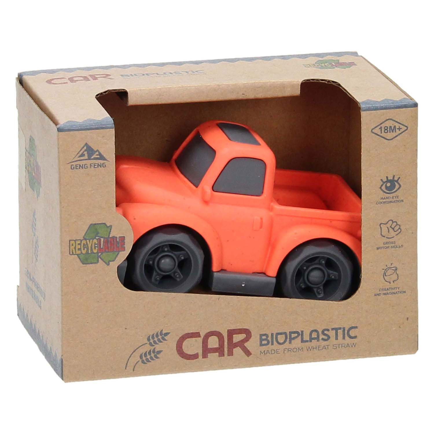 Bio-plastic Auto met Laadbak