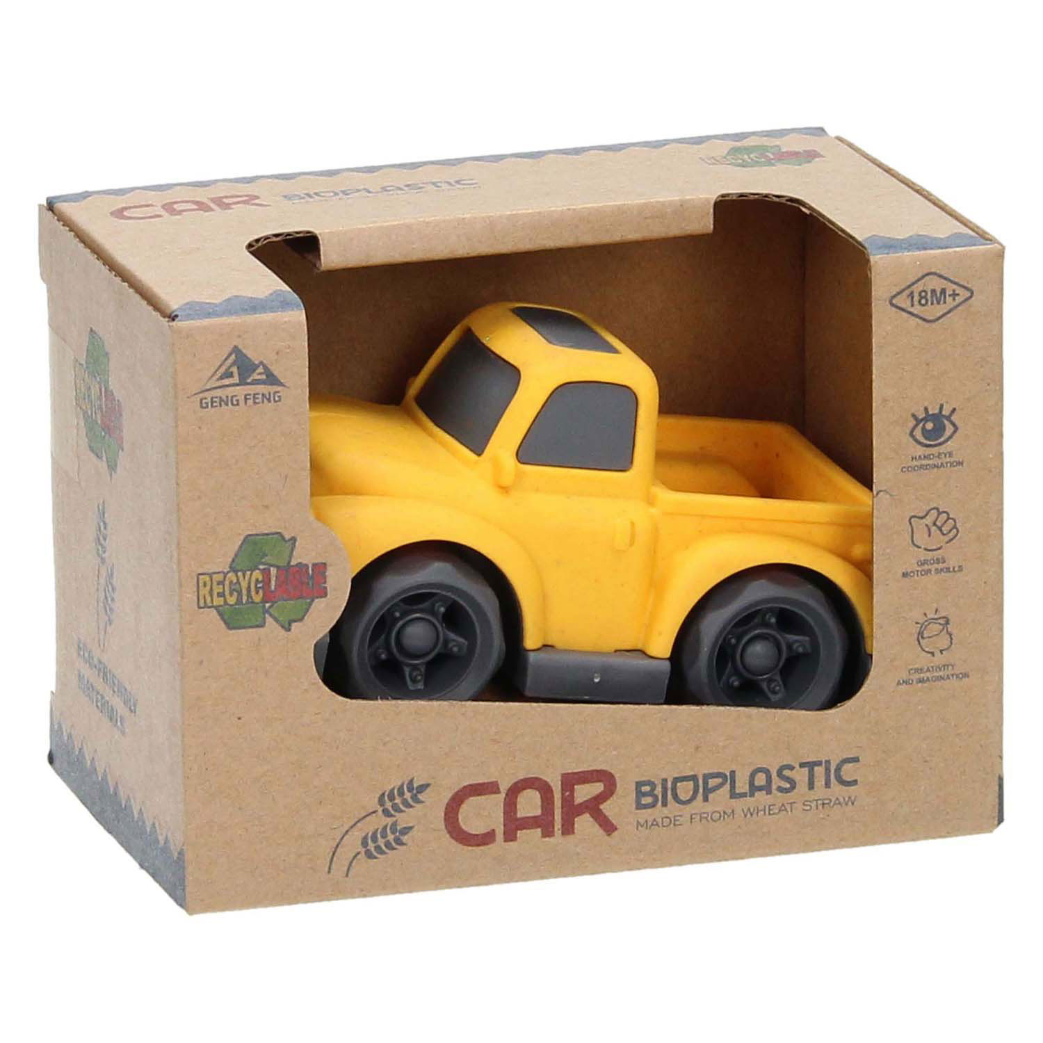 Bio-plastic Auto met Laadbak