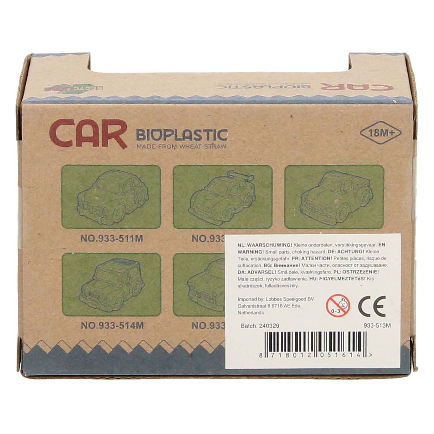 Bio-plastic Auto met Laadbak