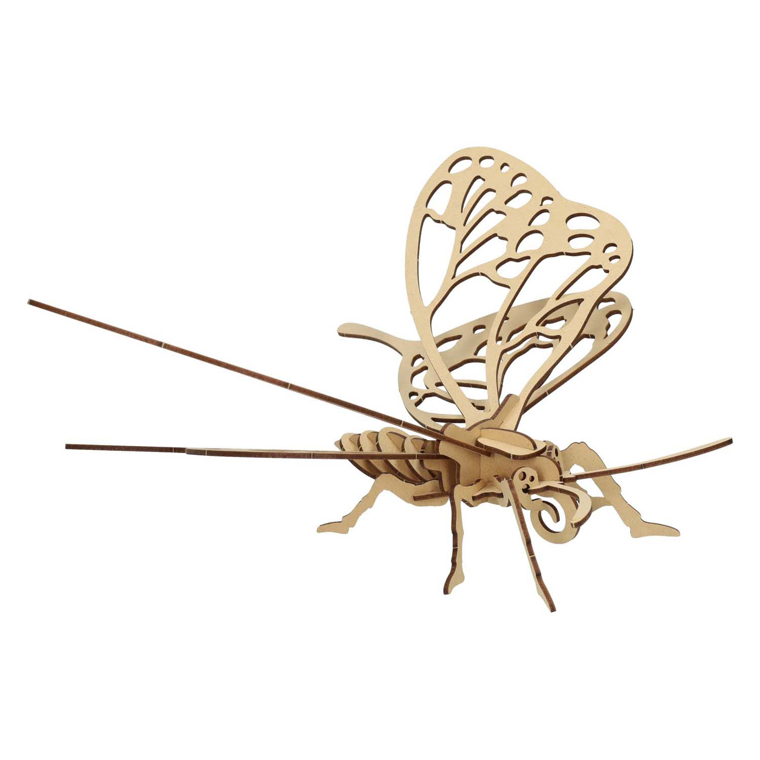 Houten Bouwpakket 3D Vlinder