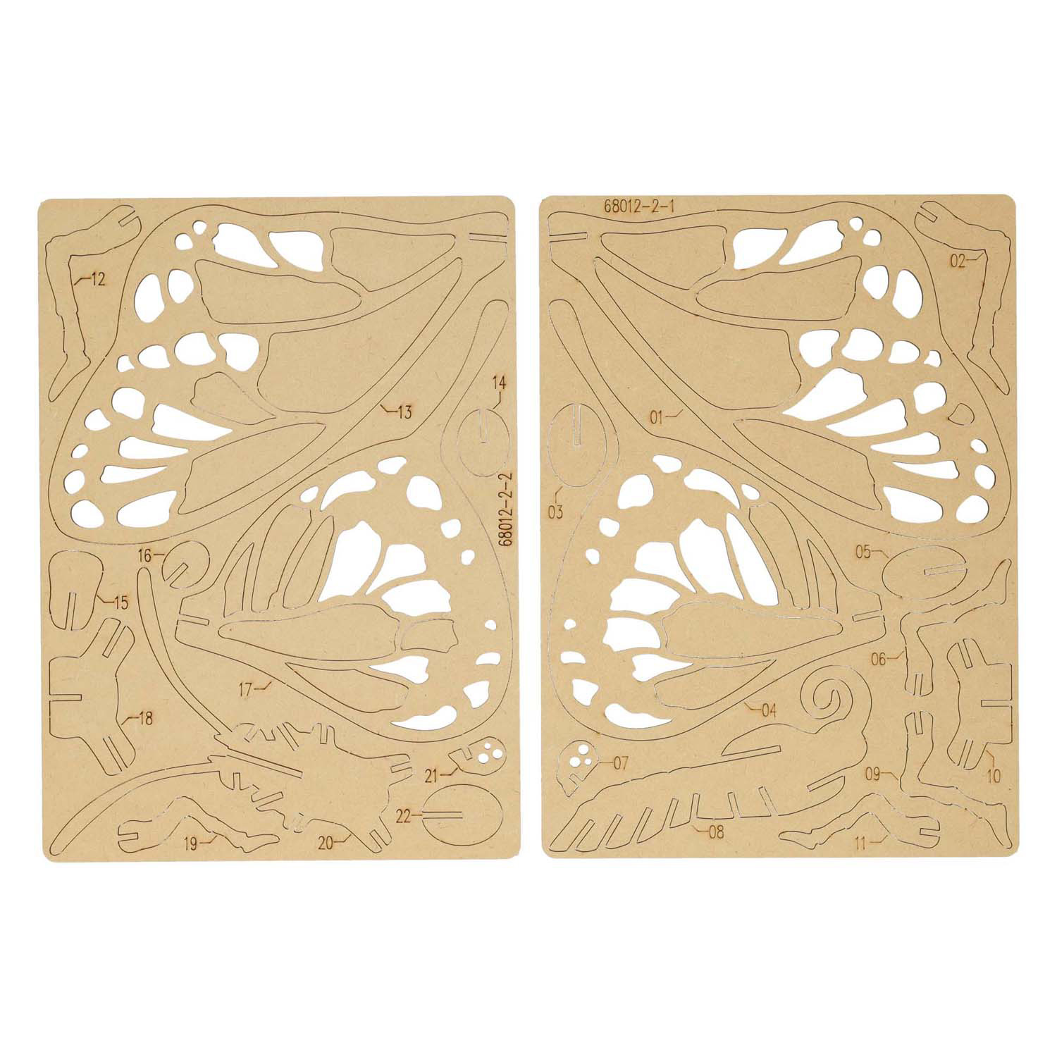 Houten Bouwpakket 3D Vlinder