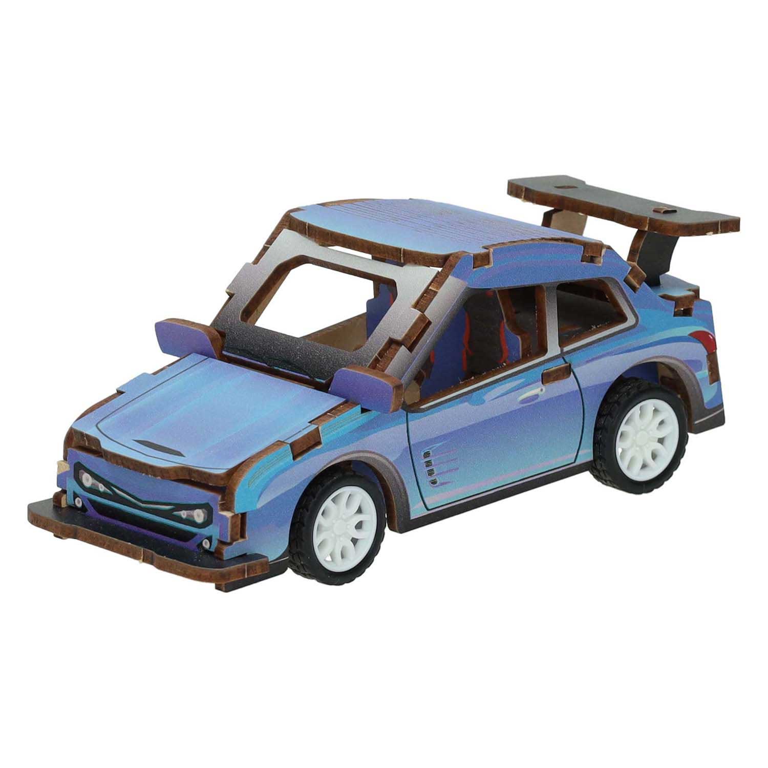 Houten Bouwpakket 3D Sportwagen