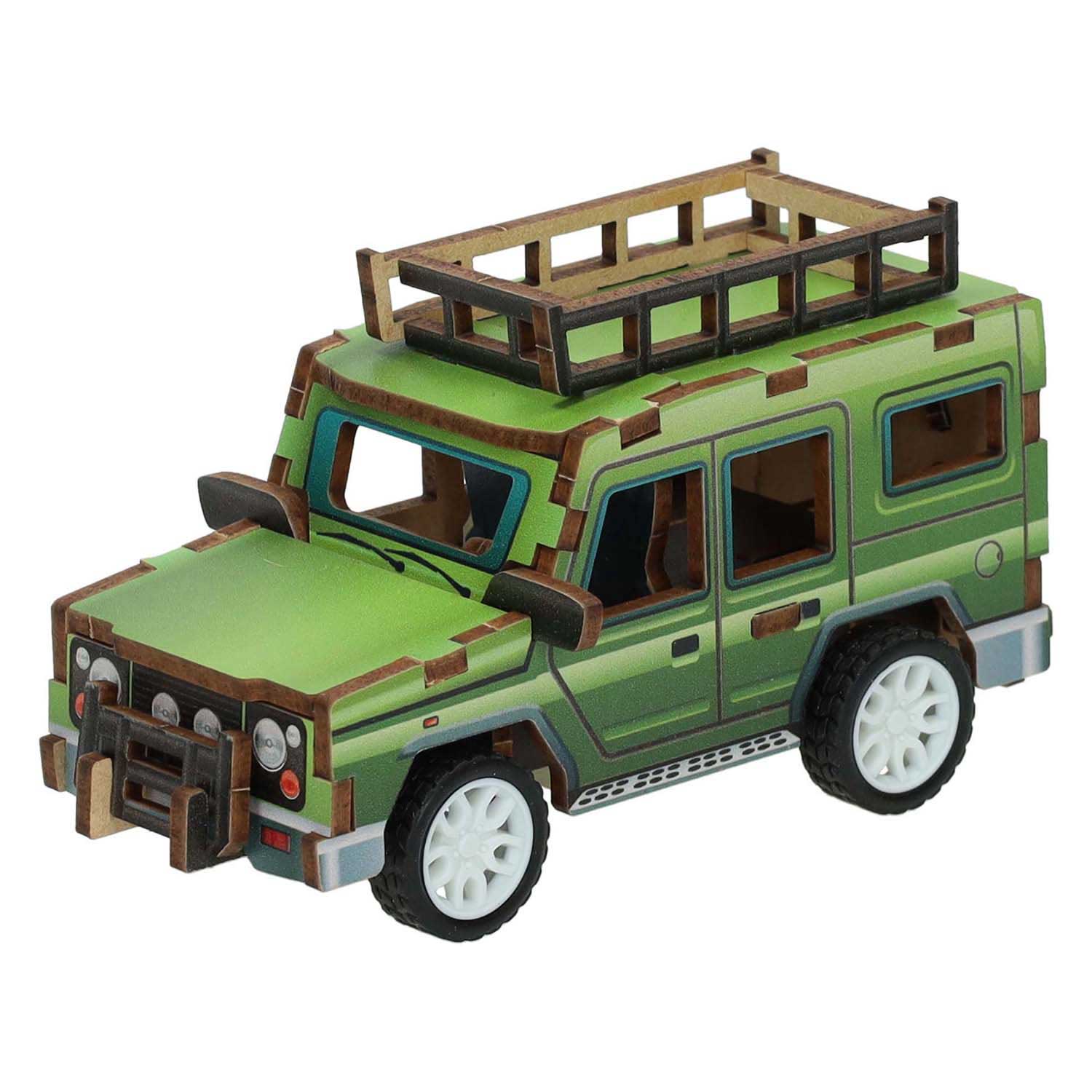 Holzbausatz 3D-Safari-Auto