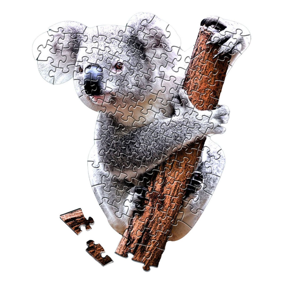 Formenpuzzle Koala, 100 Teile.