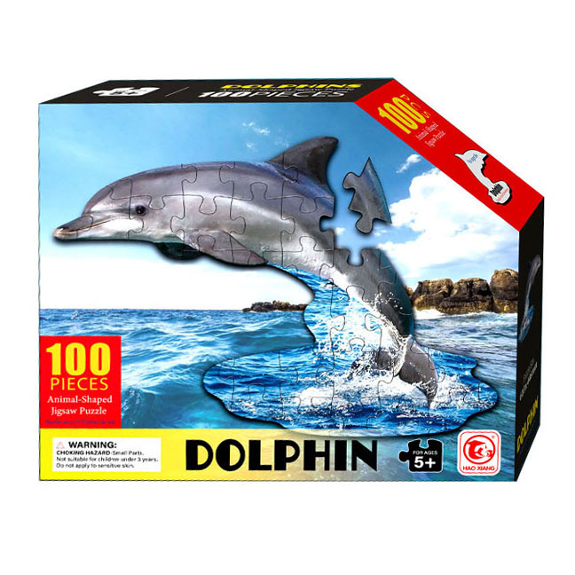 Formpuzzle Delfin, 100tlg.