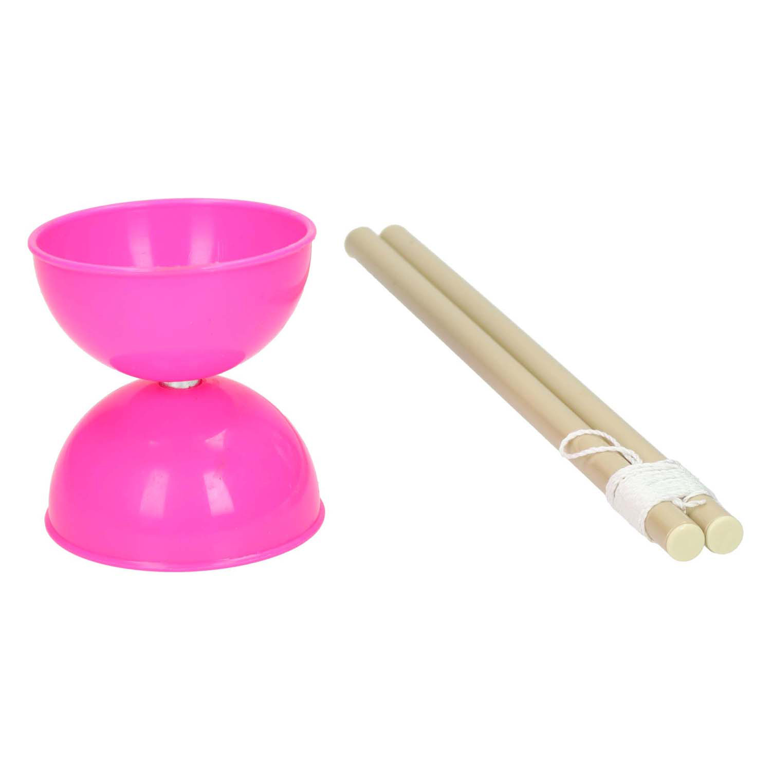 Diabolo Kleur Houten Stok