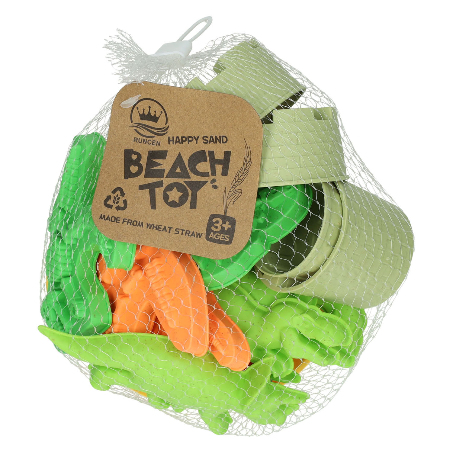 Bio-plastic Zandset Dino's