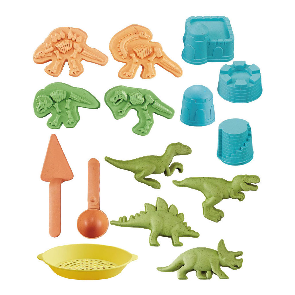 Ensemble de sable en bioplastique Dinos