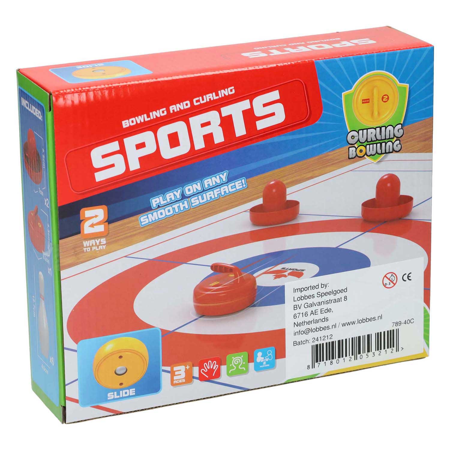 Air-Bowling- und Curling-Set