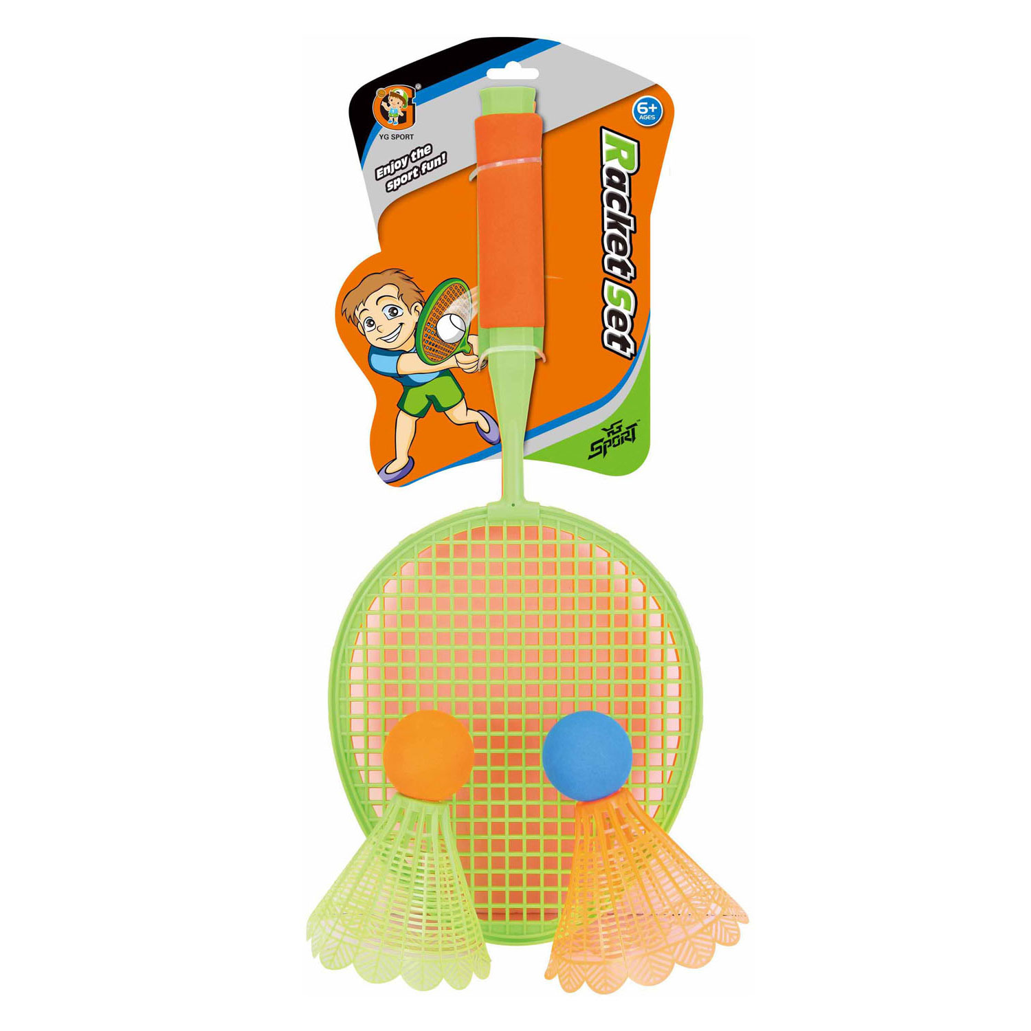 Jeu de badminton grands volants