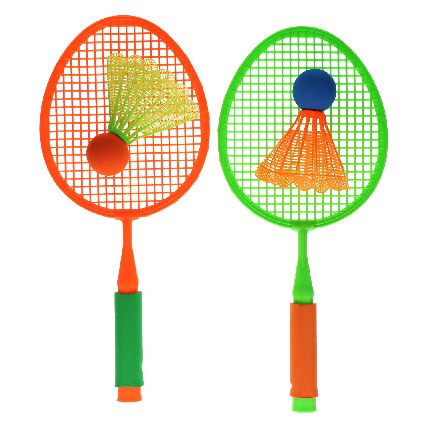Badminton-Set Große Federbälle