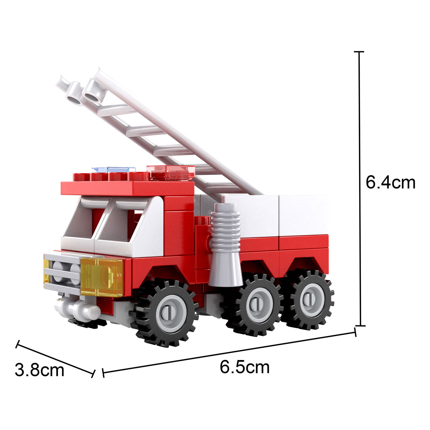 Bouwset Brandweer Ladderwagen