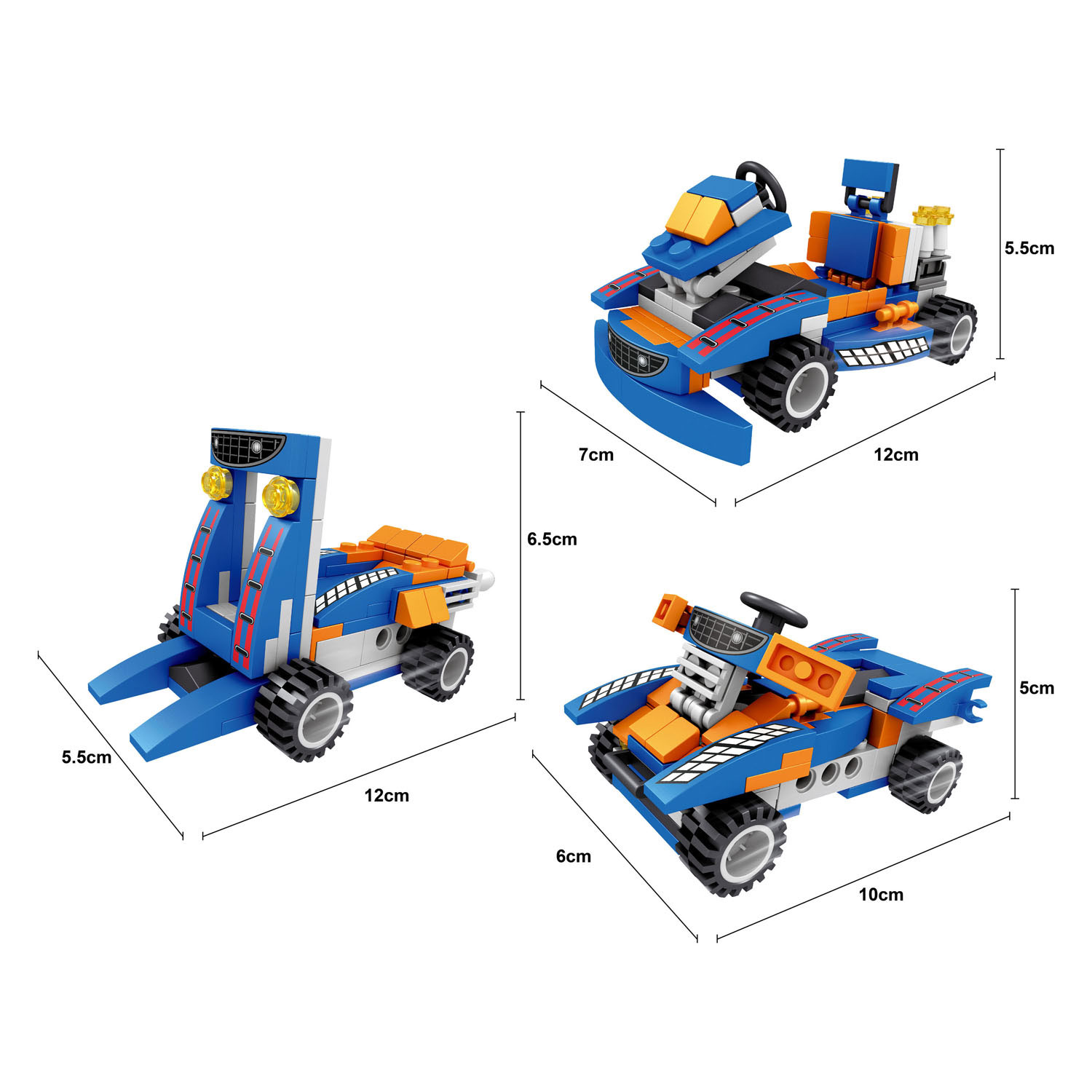 Bouwset 3in1 Voertuigen