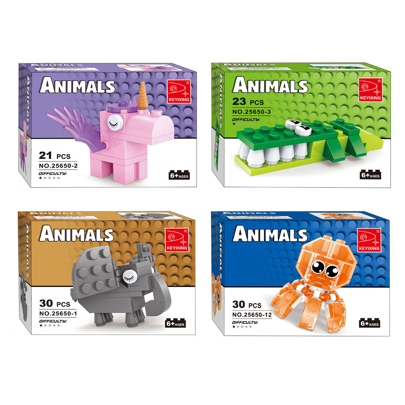 Coffret de construction Boîte de distribution d'animaux, 12 pièces