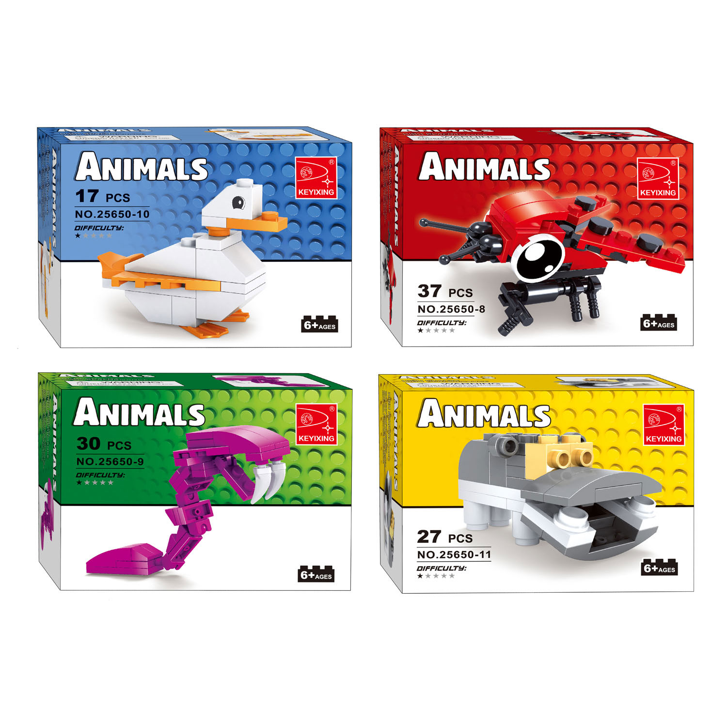 Coffret de construction Boîte de distribution d'animaux, 12 pièces