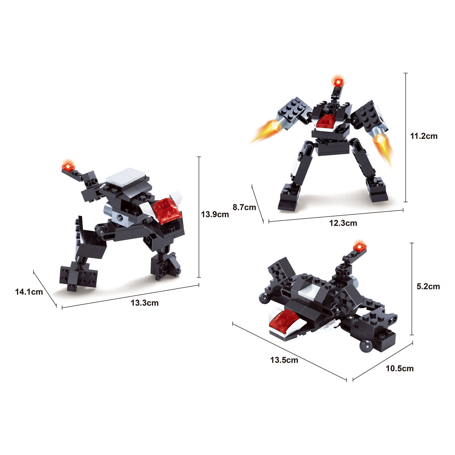 Titans Robot Bouwblokjes Bouwset 2 in 1