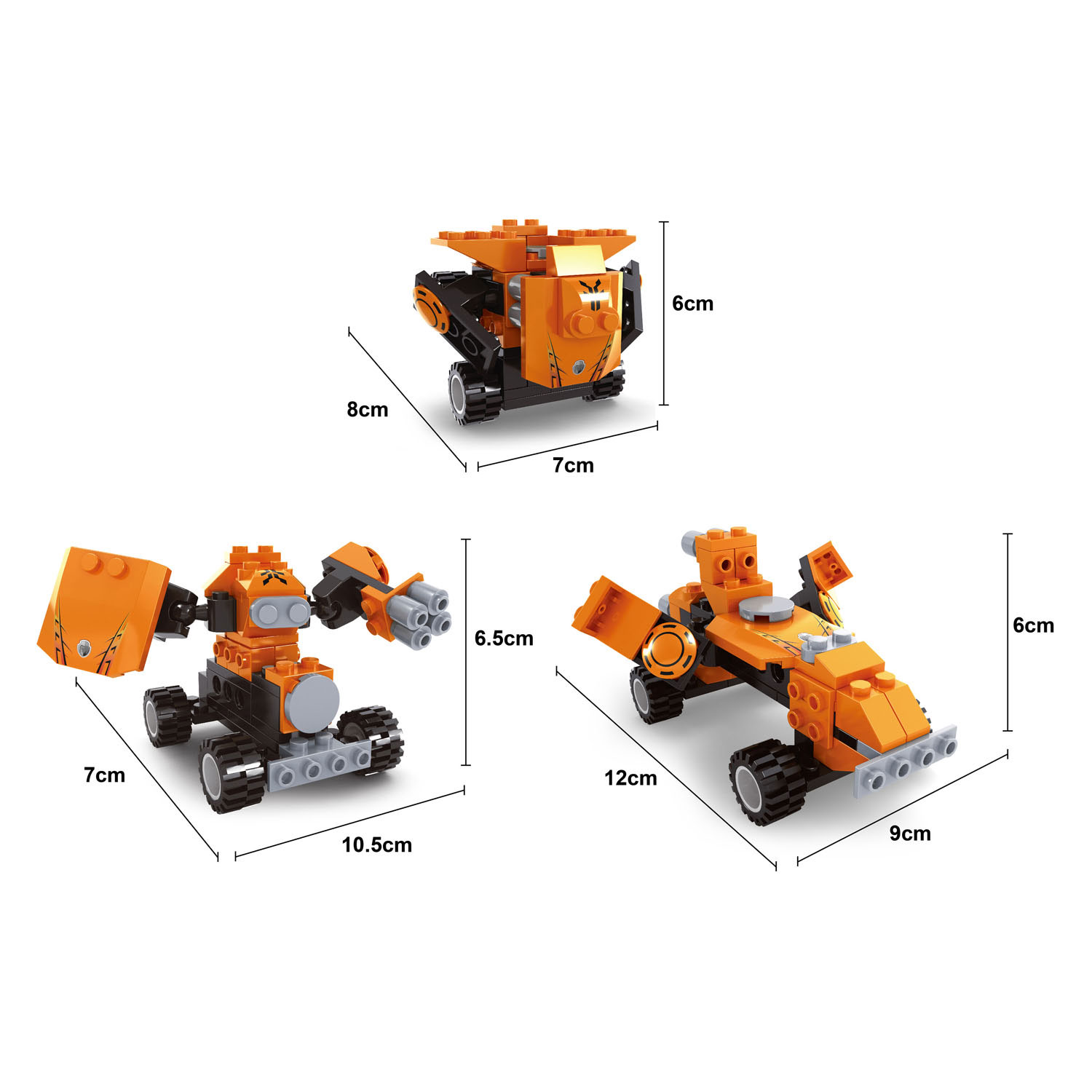 Baukasten Titan Vehicles 3in1