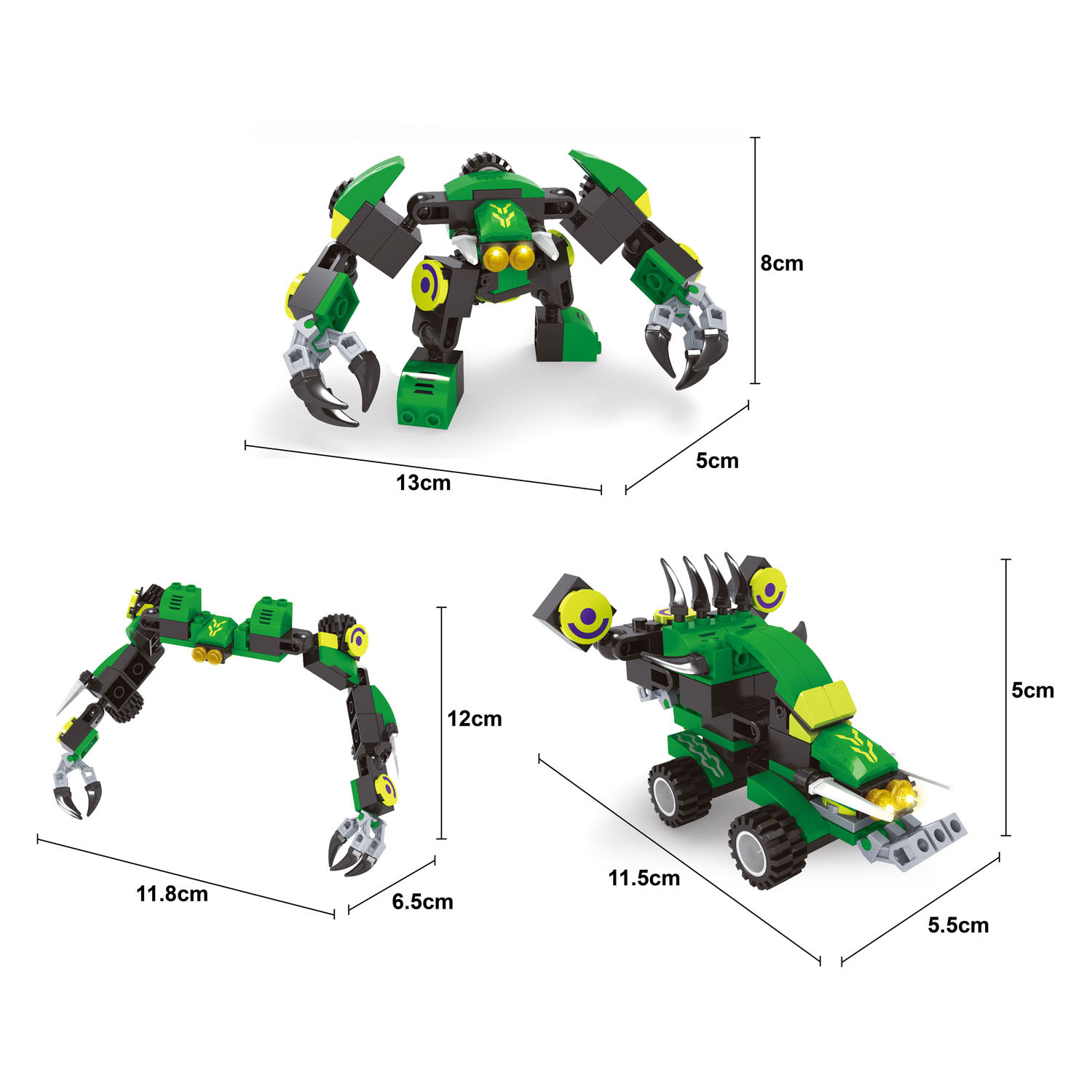 Jeu de construction Titan Transform Vert