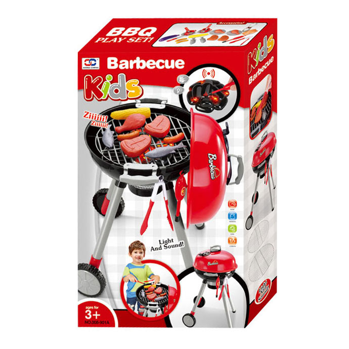 Barbecue pour enfants et accessoires avec lumière et son