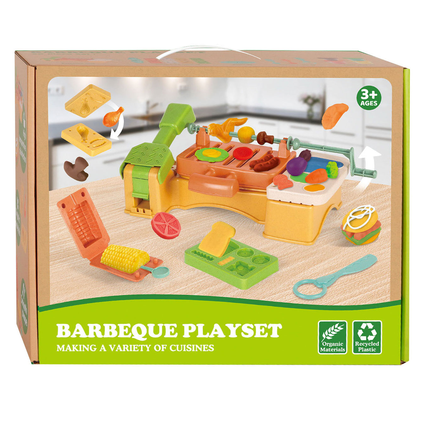 Ensemble d'argile bioplastique BBQ