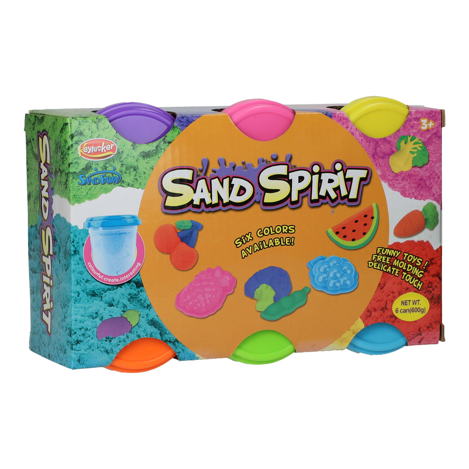 Jeu de sable set 6x100gr