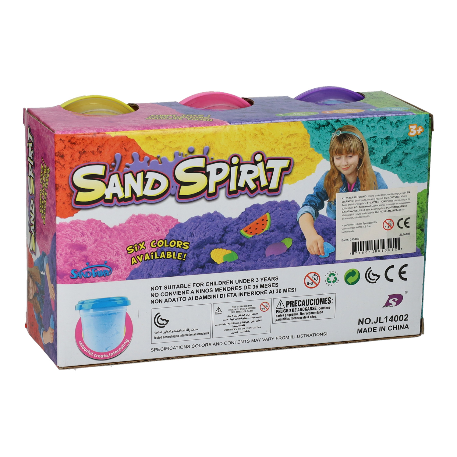 Jeu de sable set 6x100gr