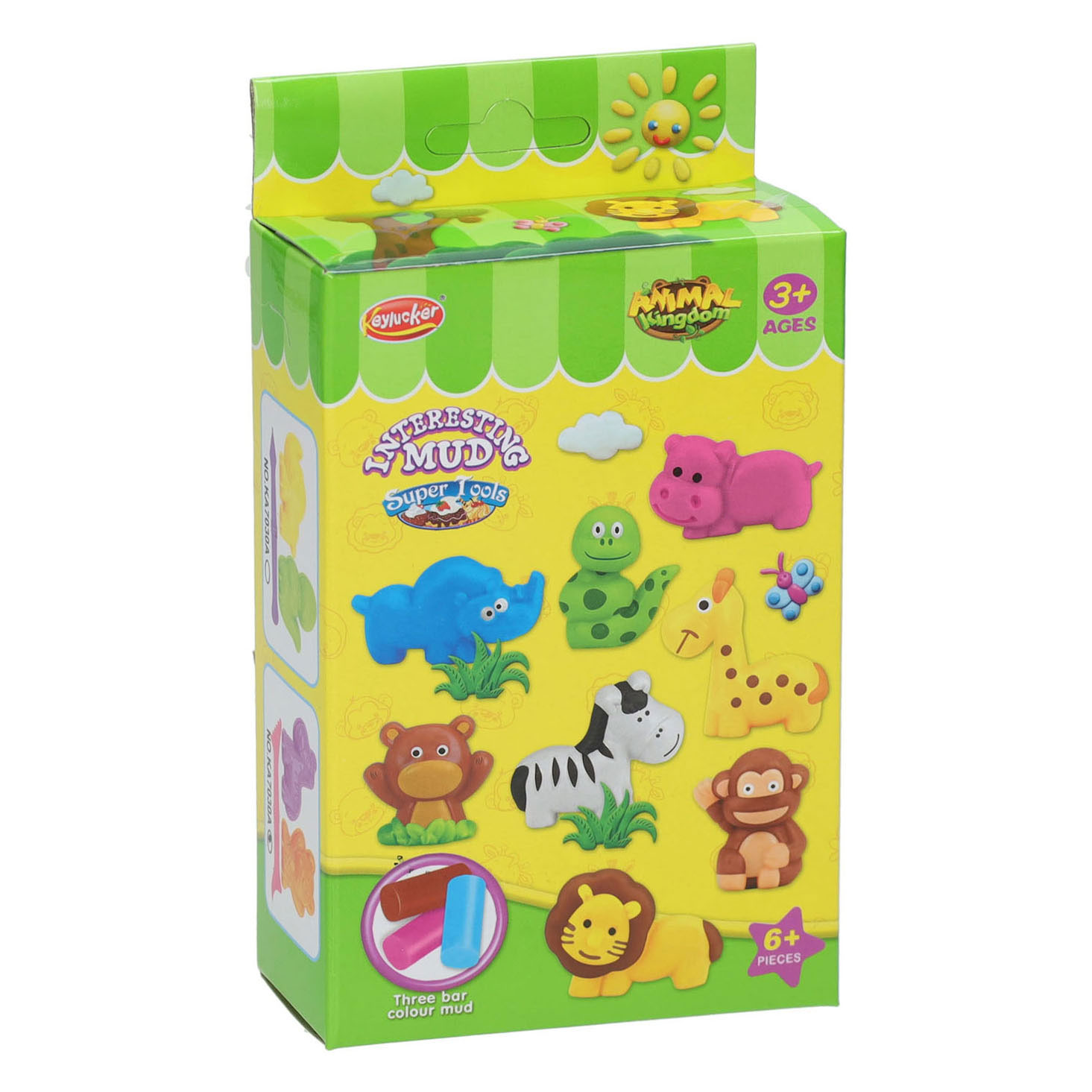 Kleiset met 2 Dierenvormen en 1 Tool