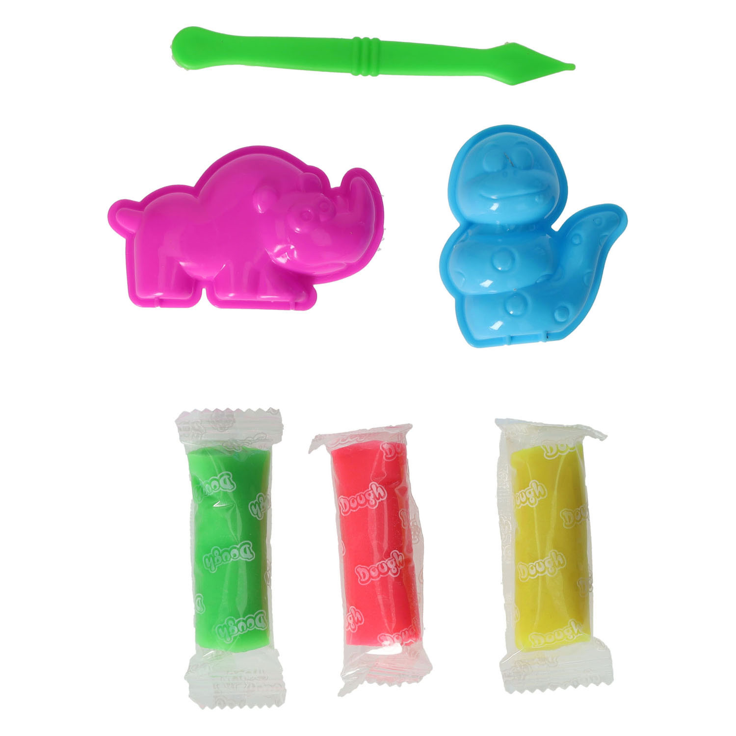 Kleiset met 2 Dierenvormen en 1 Tool