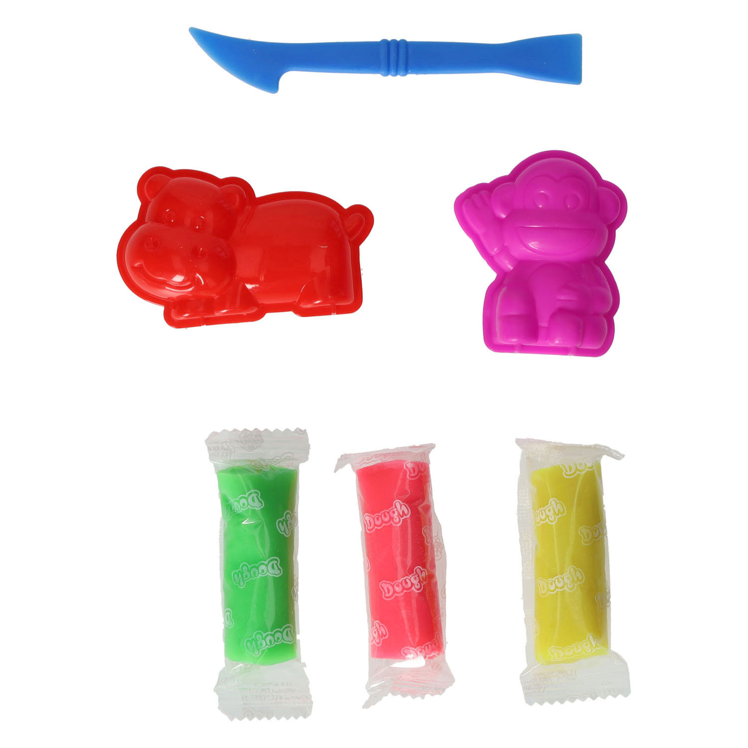 Kleiset met 2 Dierenvormen en 1 Tool